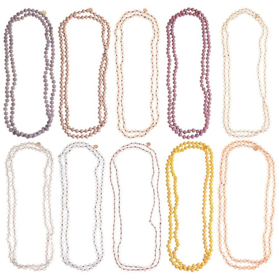 COLLAR LARGO CRISTAL FACETADO 1.2M*8MM