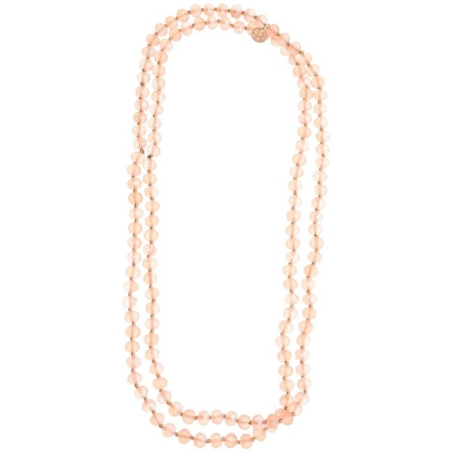 LONG FACETED CRYSTAL NECKLACE 1.2M*8MM