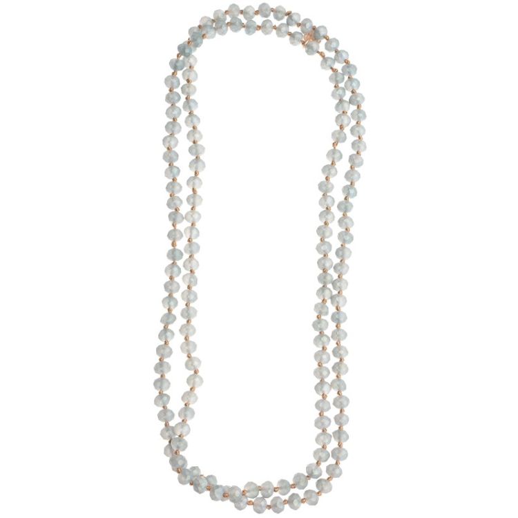 COLLAR LARGO CRISTAL FACETADO 1.2M*8MM 2
