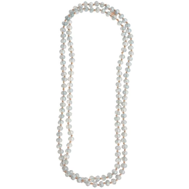 COLLAR LARGO CRISTAL FACETADO 1.2M*8MM