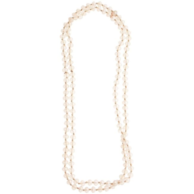 LONG FACETED CRYSTAL NECKLACE 1.2M*8MM