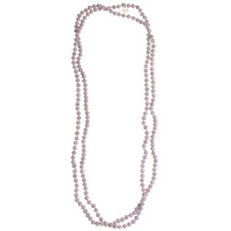 LONG FACETED CRYSTAL NECKLACE 1.5M*6MM