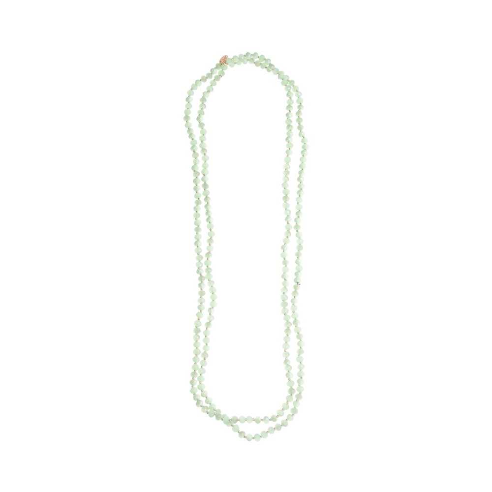 LONG FACETED CRYSTAL NECKLACE 1.5M*6MM