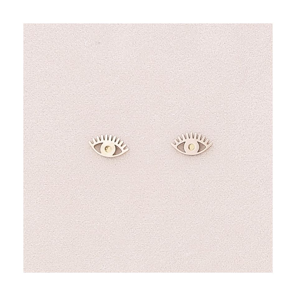TURKISH EYE STAINLESS STEEL EARRINGS