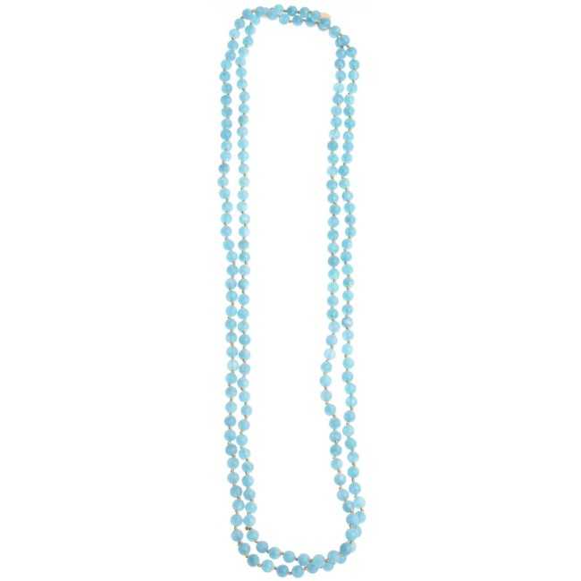 LONG STONE NECKLACE 1.5M*6MM