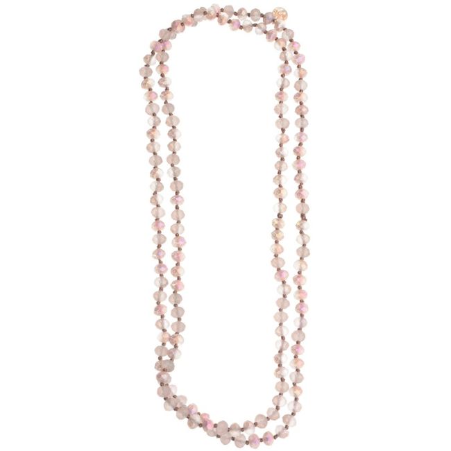 COLLAR LARGO CRISTAL FACETADO 1.2M*8MM