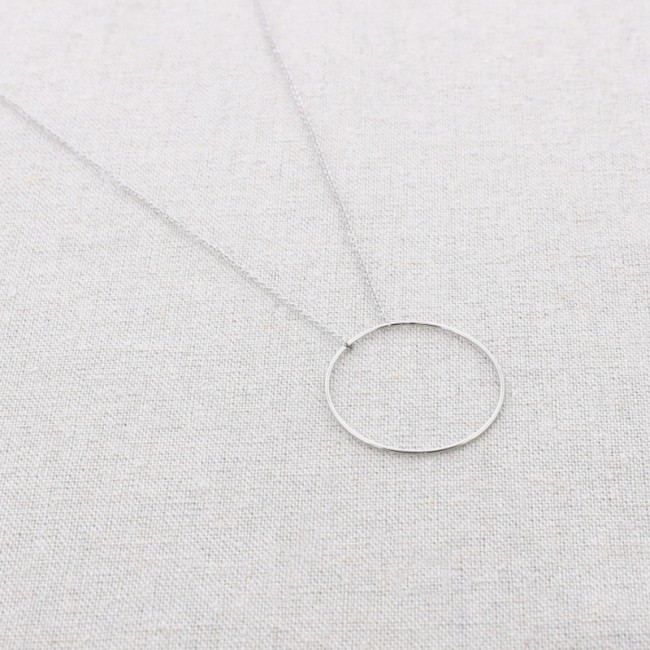 STEEL RING SHORT NECKLACE