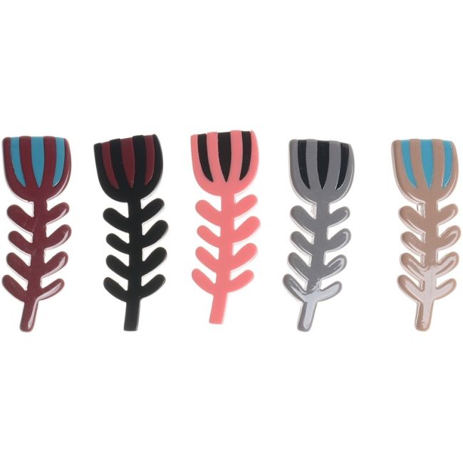 RESIN TULIP BROOCH