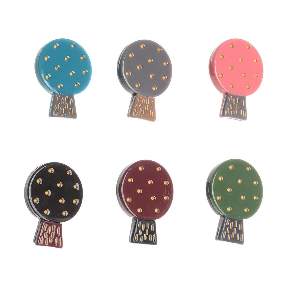 RESIN TREE BROOCH