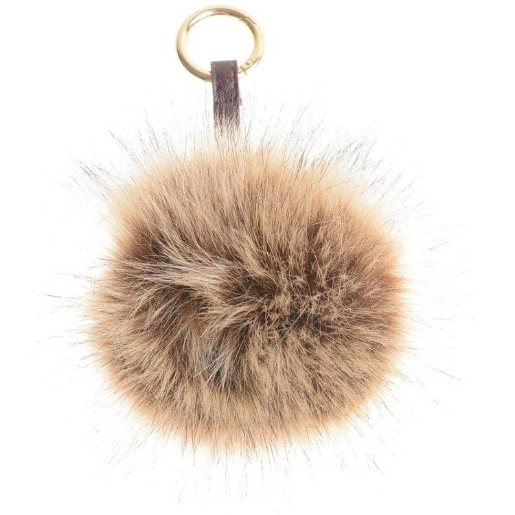 LLAVERO POMPÓN PELO