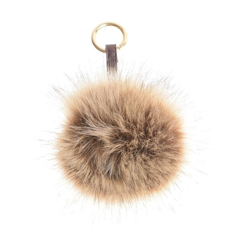 FUR POMPOM KEYCHAIN