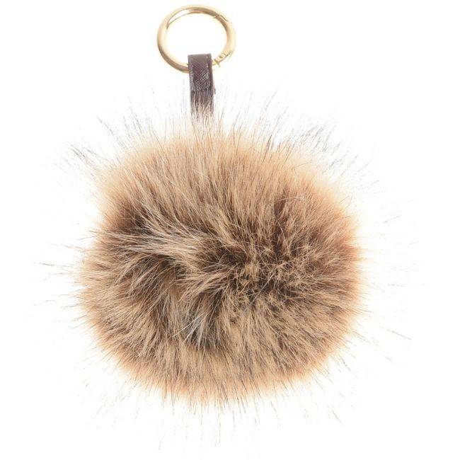FUR POMPOM KEYCHAIN