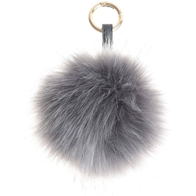 FUR POMPOM KEYCHAIN 2