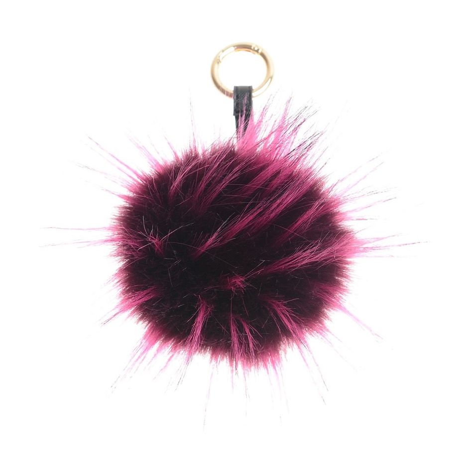 FUR POMPOM KEYCHAIN