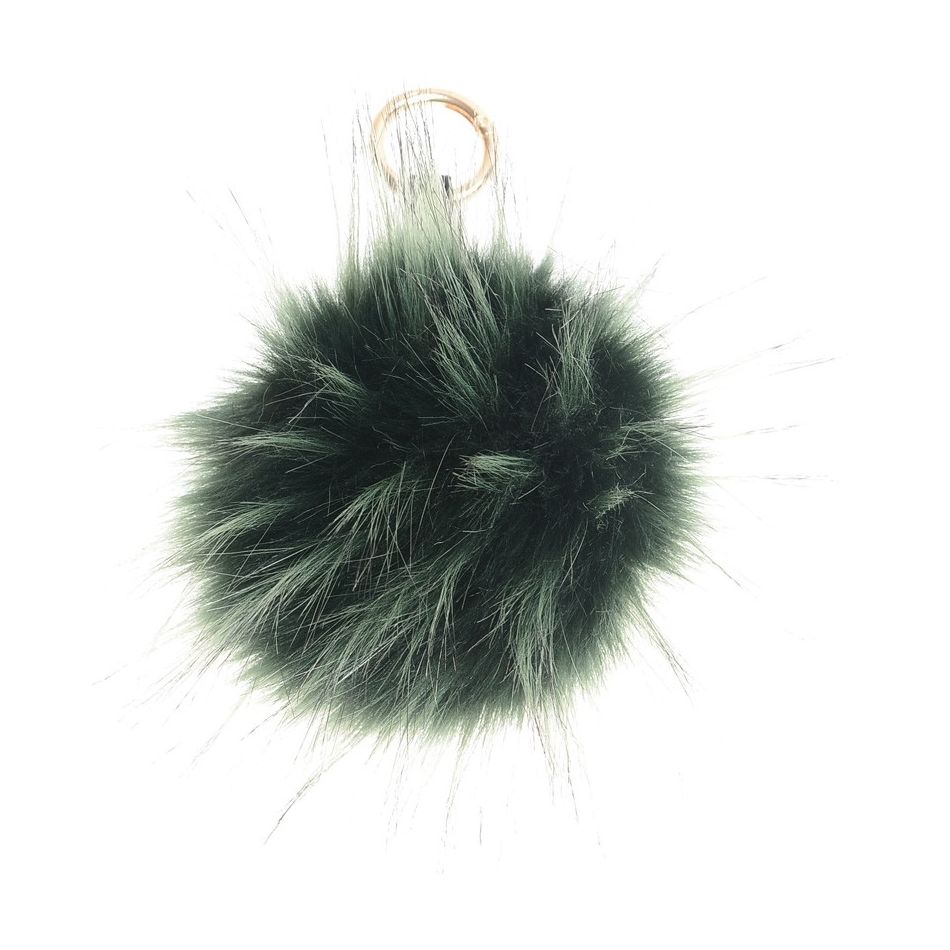LLAVERO POMPÓN PELO