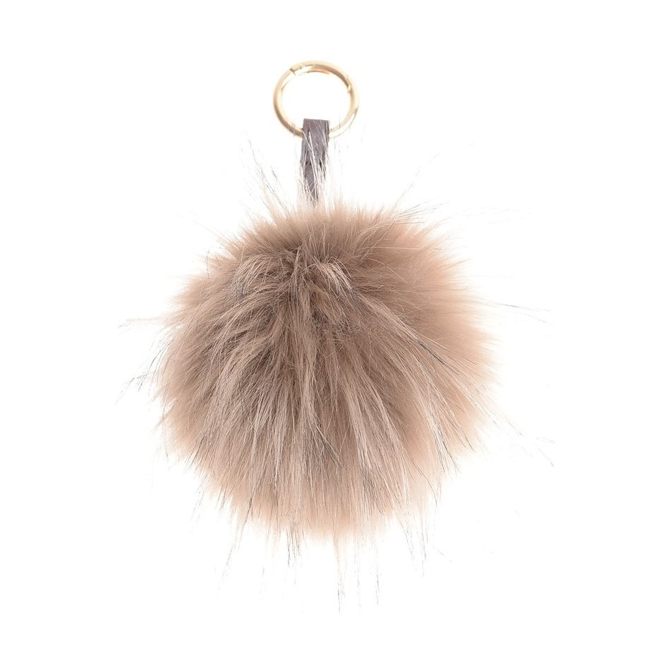 FUR POMPOM KEYCHAIN