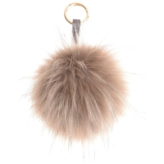 LLAVERO POMPÓN PELO