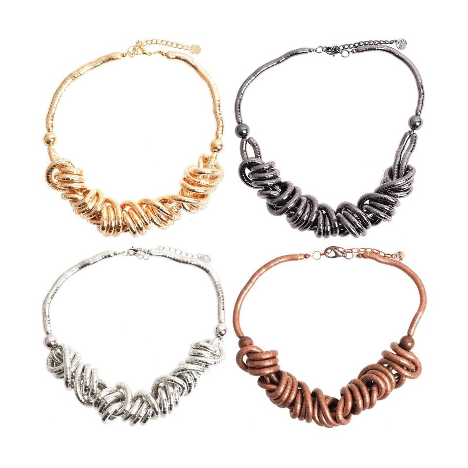GARGANTILLA NUDOS METAL FLEXIBLE