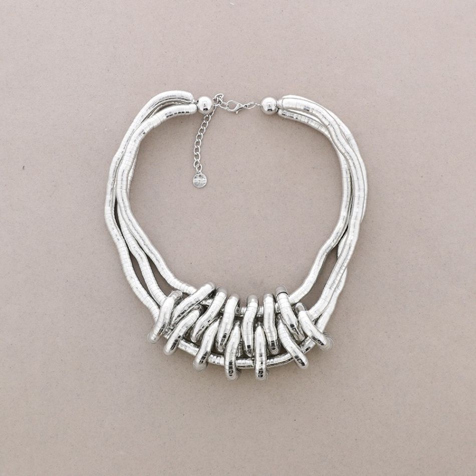 FLEXIBLE METAL SHORT NECKLACE