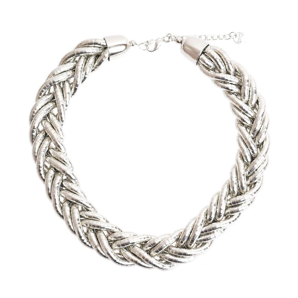 FLEXIBLE BRAIDED SHORT NECKLACE