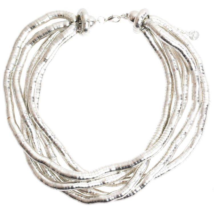 FLEXIBLE SHORT NECKLACE 5 ROWS