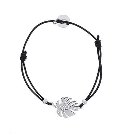 CHEESE PLANT LEAF ELASTIC STEEL BRACELET