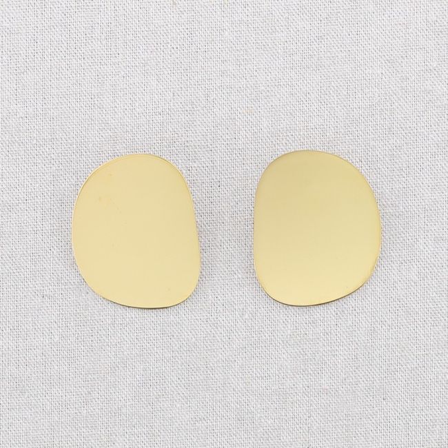 STEEL EARRINGS GEOMETRIC SHAPE