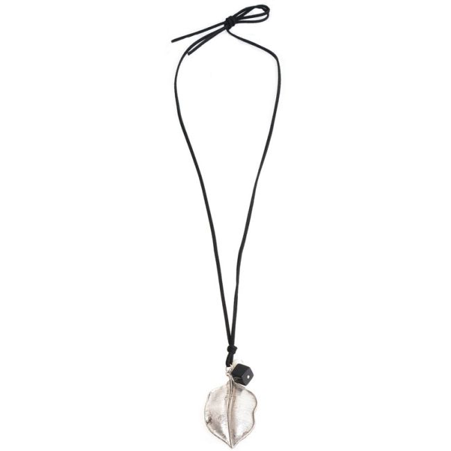 COLLAR LARGO COLG. METAL CUENTAS