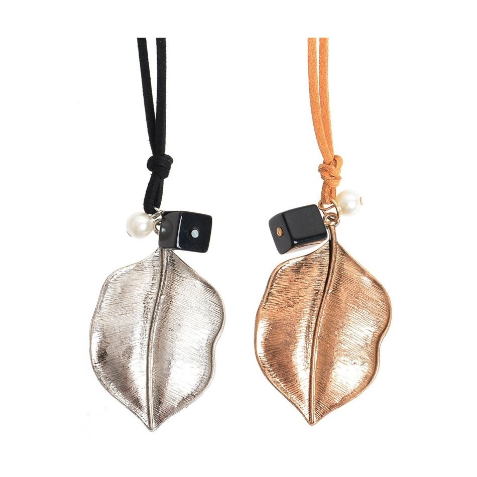 COLLAR LARGO COLG. METAL CUENTAS