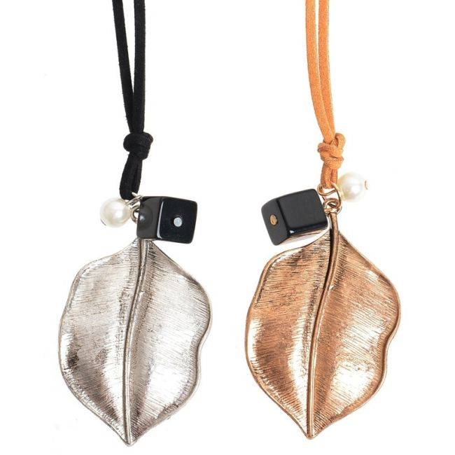 COLLAR LARGO COLG. METAL CUENTAS