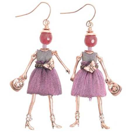 DOLL PENDANT EARRINGS