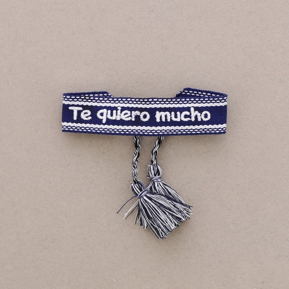 MACRAMÉ BRACELET TE QUIERO MUCHO FRINGES