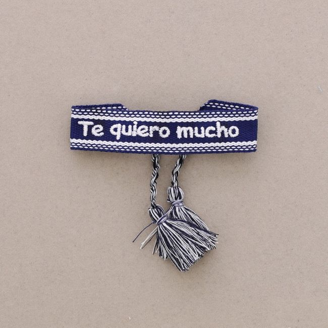 MACRAMÉ BRACELET TE QUIERO MUCHO FRINGES