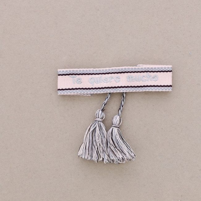 MACRAMÉ BRACELET TE QUIERO MUCHO FRINGES
