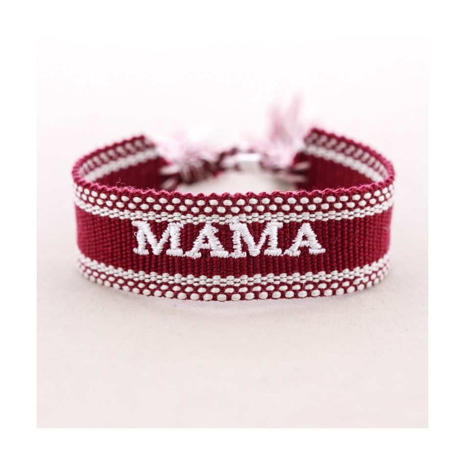 PULSERA MACRAMÉ MAMA FLECOS