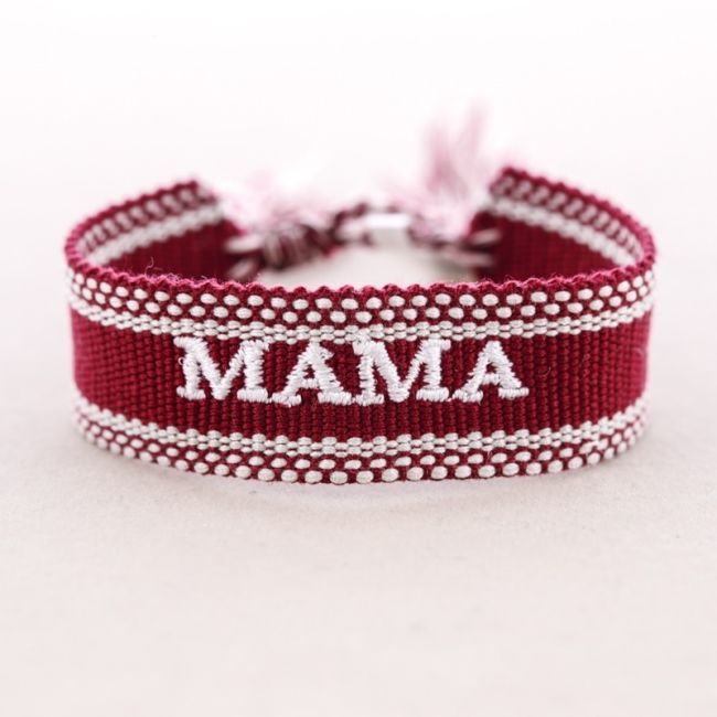 PULSERA MACRAMÉ MAMA FLECOS