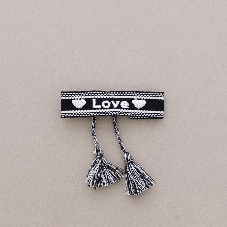 MACRAMÉ LOVE FRINGE BRACELET