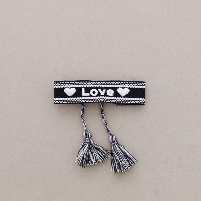MACRAMÉ LOVE FRINGE BRACELET