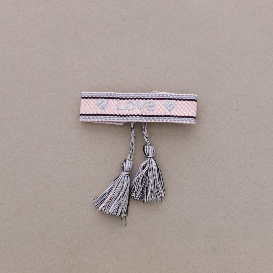 MACRAMÉ LOVE FRINGE BRACELET