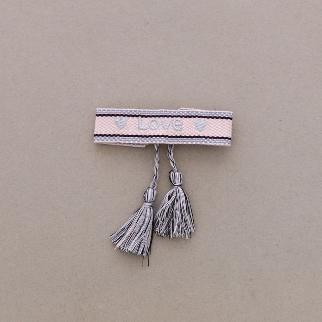 MACRAMÉ LOVE FRINGE BRACELET