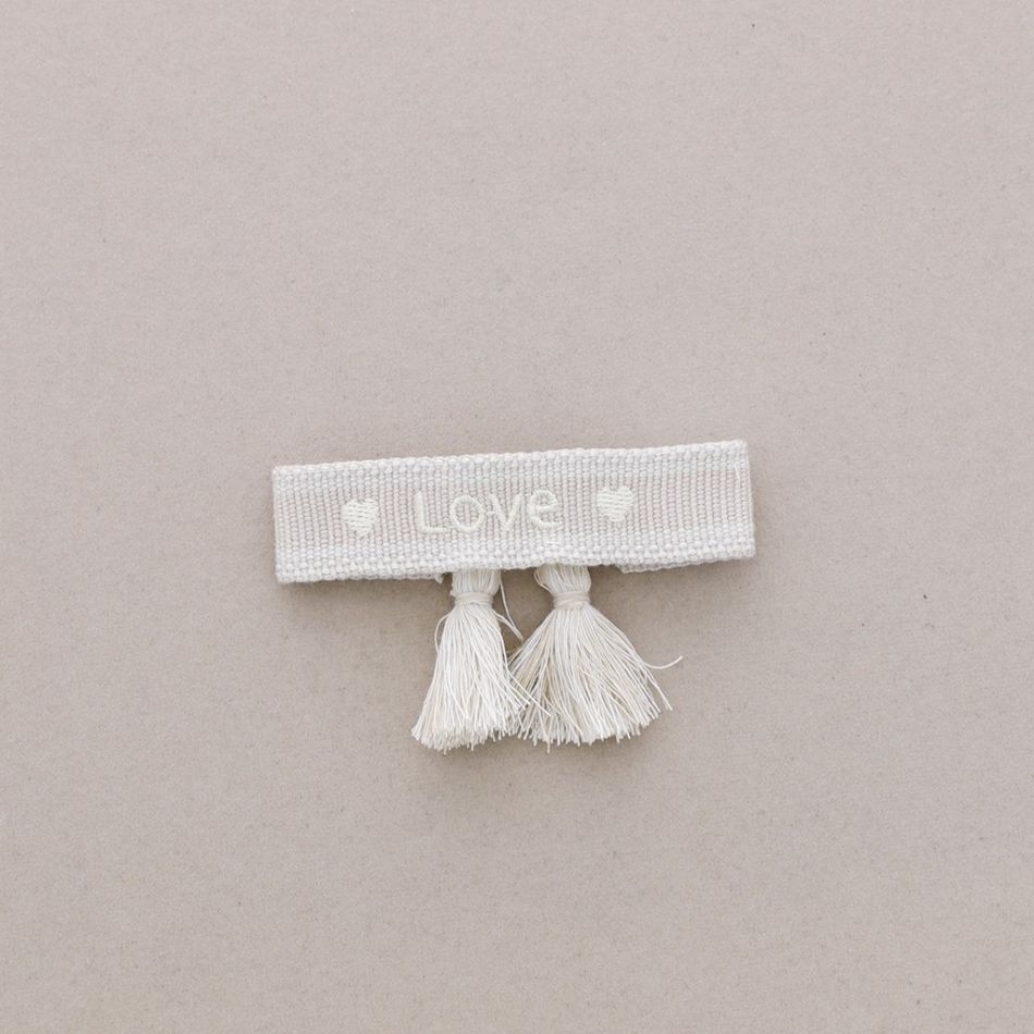 MACRAMÉ LOVE FRINGE BRACELET