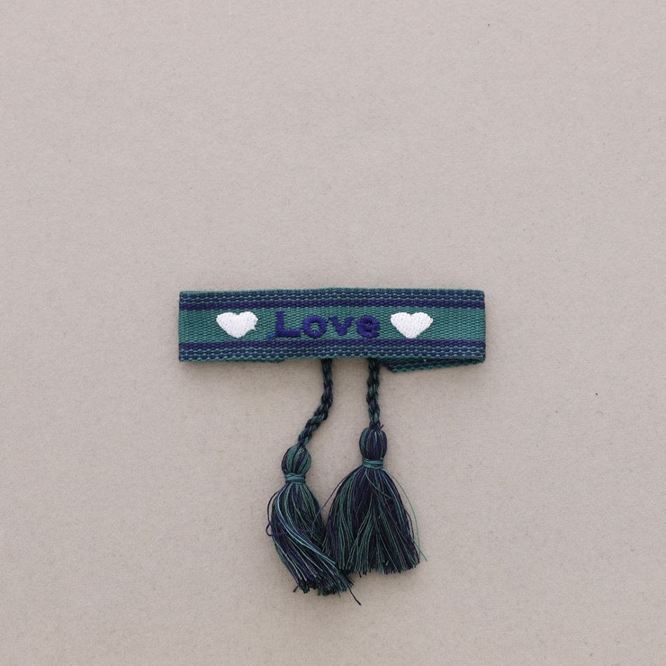 MACRAMÉ LOVE FRINGE BRACELET