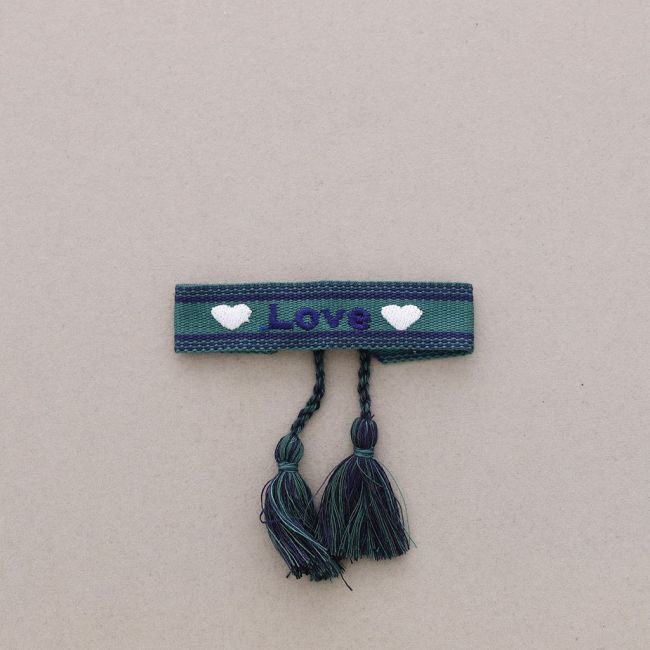 MACRAMÉ LOVE FRINGE BRACELET