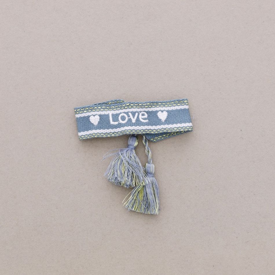 MACRAMÉ LOVE FRINGE BRACELET