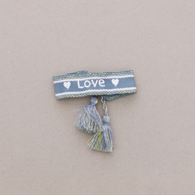 MACRAMÉ LOVE FRINGE BRACELET