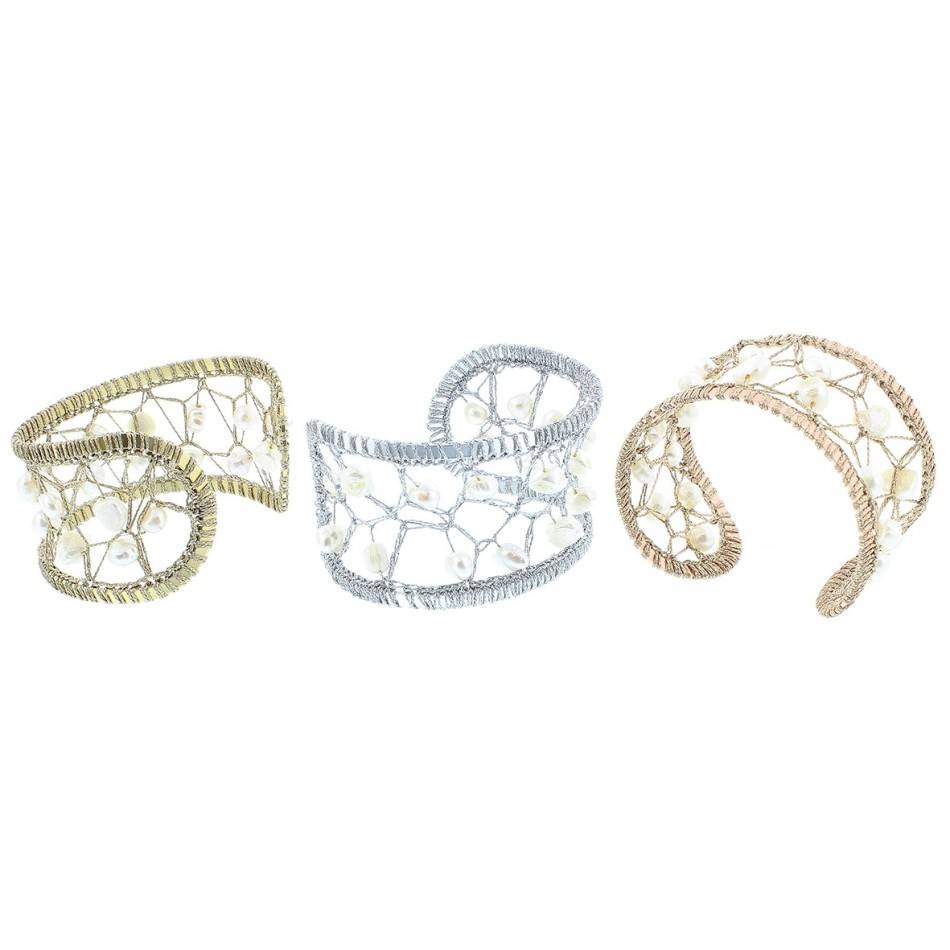 PULSERA AJUSTABLE PERLAS CULTIVADAS