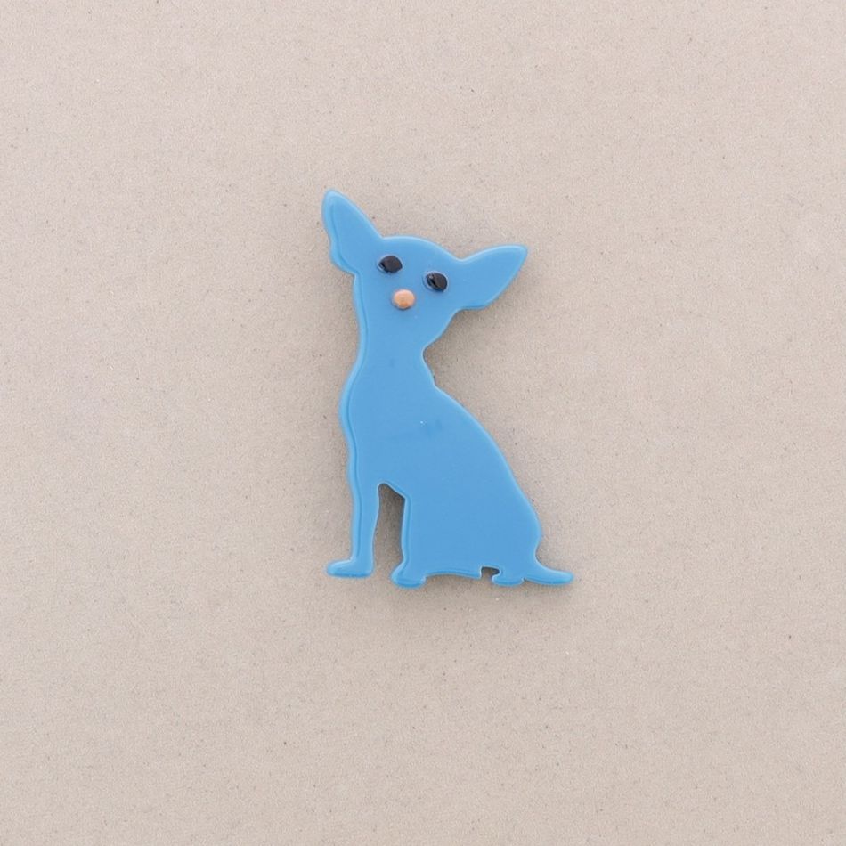 BROCHE PERRITO RESINA