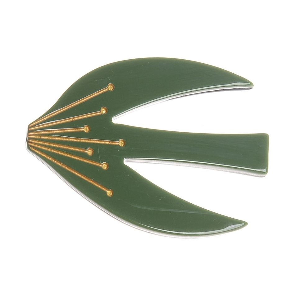 SWALLOW RESIN BROOCH