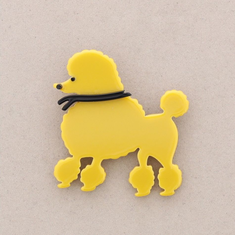 BROCHE PERRITO RESINA
