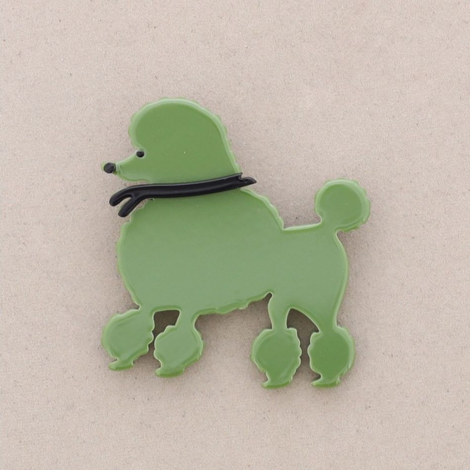 BROCHE PERRITO RESINA